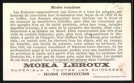 Sammelbild Moka Leroux, Supérieur a Toutes les Chicorées, Romains, romänische Frauen in Trachtenkleidern