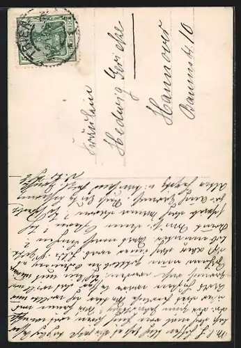 AK Prinzessin August Wilhelm von Preussen mit grossem Hut