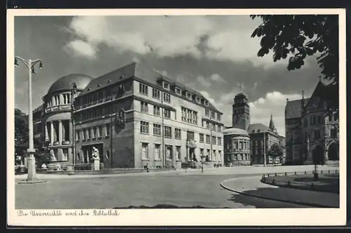 AK Freiburg / Schwarzwald, Universität und Bibliothek