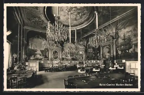 AK Baden-Baden, Spielcasino, Innenansicht