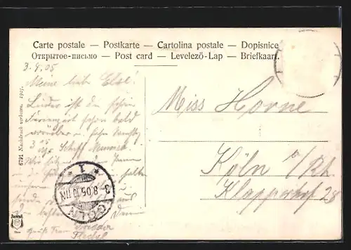 AK Rengsdorf, Totalansicht aus der Vogelschau