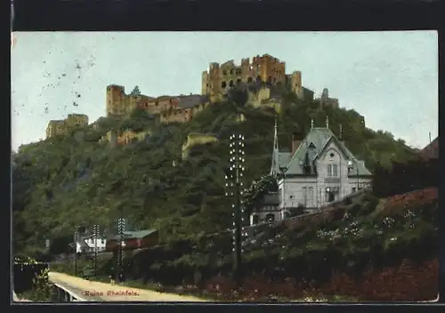 AK Sankt Goar, Ruine Rheinfels