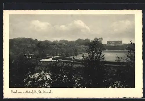 AK Oberhausen-Osterfeld, Blick auf den Stadtpark