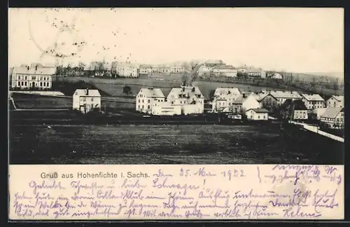 AK Hohenfichte i. Sa., Gesamtansicht