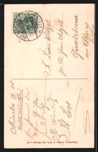 AK Bad Münster a. Stein, Gradierwerk mit Rheingrafenstein