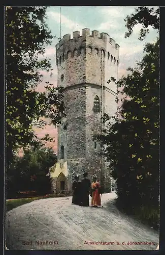 AK Bad Nauheim, Aussichtsturm a. d. Johannisberg