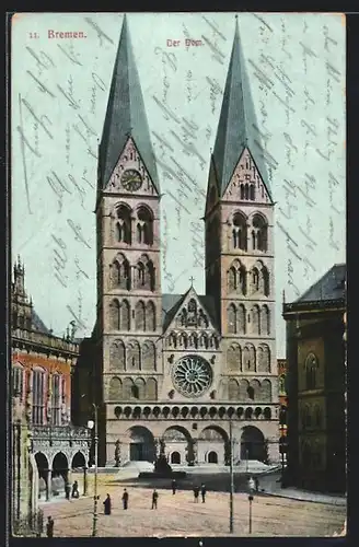 AK Bremen, Dom, Aussenansicht