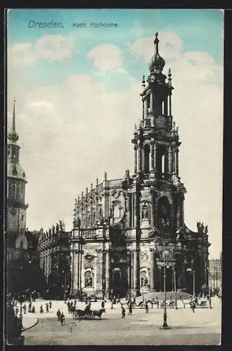 AK Dresden, Kath. Hofkirche