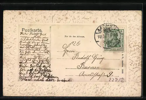 AK Aachen, Ortsansicht, Elisenbrunnen, Strassenbahn