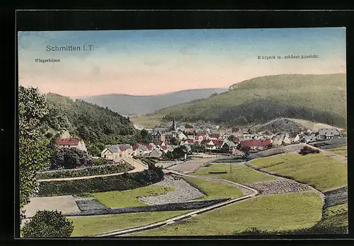 AK Schmitten / Taunus, Kurpark mit schöner Aussicht