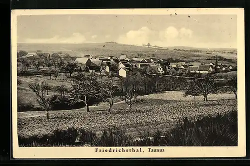 AK Friedrichsthal / Taunus, Ortsansicht aus der Vogelschau