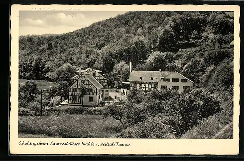 AK Emmershausen / Taunus, Erholungsheim Emmershäuser Mühle im Weiltal