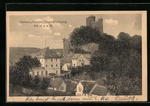 AK Oberreifenberg i. Taunus, Ortspartie aus der Vogelschau