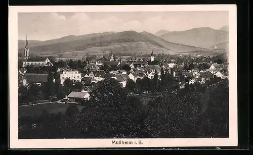 AK Müllheim i. B., Gesamtansicht