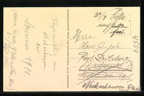 AK Bad Wimpfen, Schäfer vor der Ort