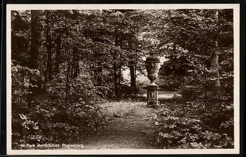 AK Rheinsberg, Park von Schloss Rheinsberg