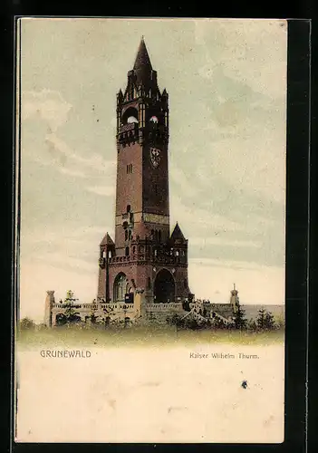 AK Berlin-Grunewald, Kaiser Wilhelm Turm