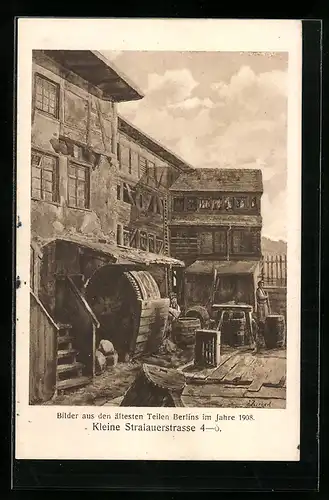 AK Alt-Berlin, Kleine Stralauerstrasse 4 - 6