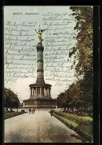 AK Berlin-Tiergarten, Siegessäule
