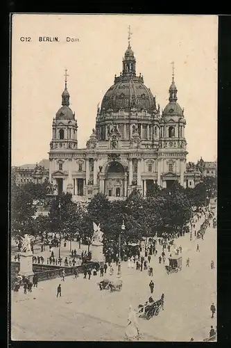 AK Berlin, Dom aus der Vogelschau