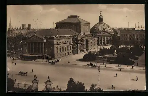 AK Berlin, Kgl. Opernhaus und Hedwigskirche