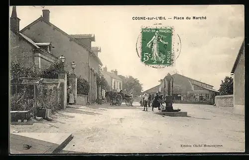 AK Cosne-sur-L`oeil, Place du Marchè