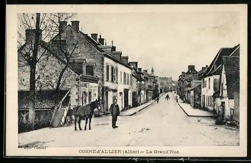 AK Cosne-d`Allier, La Grand`Rue