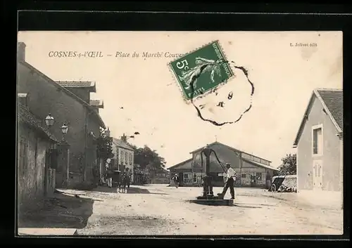 AK Cosne-s-L`Oeil, Place du Marchè