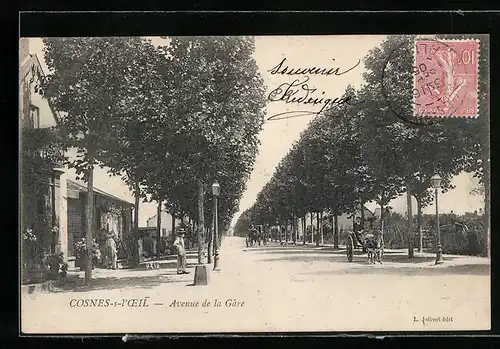 AK Cosne-s-L`Oeil, Avenue de la Gare