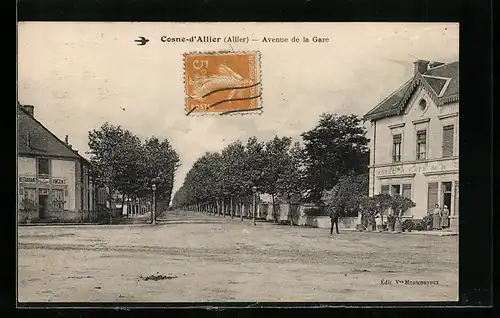 AK Cosne-d`Allier, Avenue de la Gare