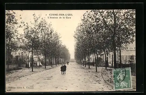 AK Cosne-d`Allier, Avenue de la Gare