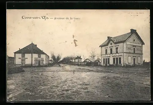 AK Cosne-sur-L`Oeil, Avenue de la Gare