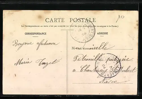 AK Vallon-en-Sully, Le Clocher-Le Foirail