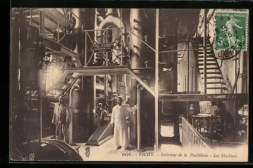 AK Vichy, Intèrieur de la Pastillerie-Les Machines