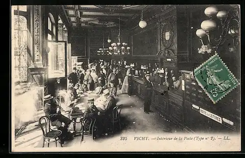 AK Vichy, Intèrieur de la Poste