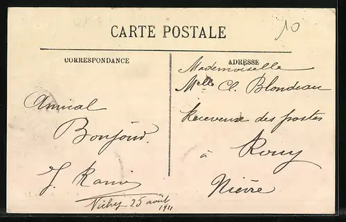 AK Vichy, Intèrieur de la Poste