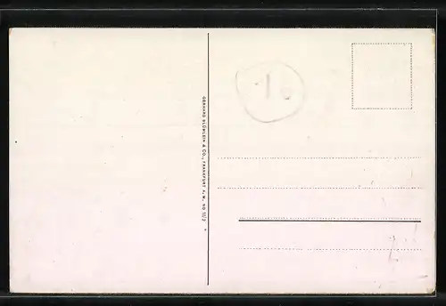 AK Mannheim, Strassenbahn in der Planken