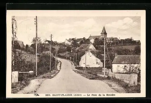 AK Saint-Plaisir, Le Pont de la Bieudre