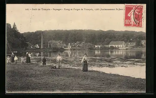 AK Troncais, Foret de Troncais-Paysages-Etang et Forges