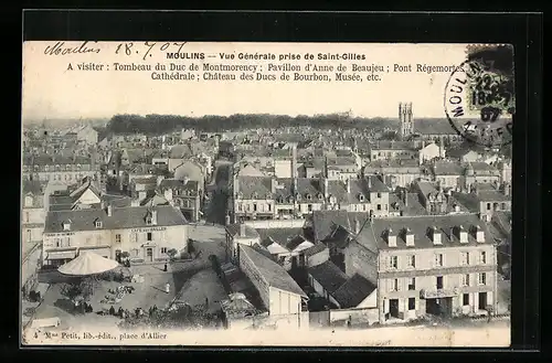 AK Moulins, Vue Générale prise de Saint-Gilles