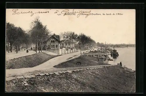 AK Moulins, Avenue d`Orvilliers, les bords de l`Allier