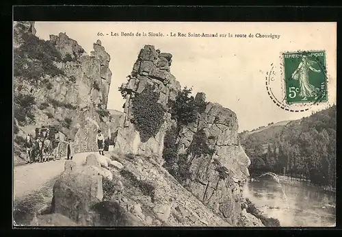 AK Chouvigny, Les Bords de la Sioule-Le Roc Saint-Amand