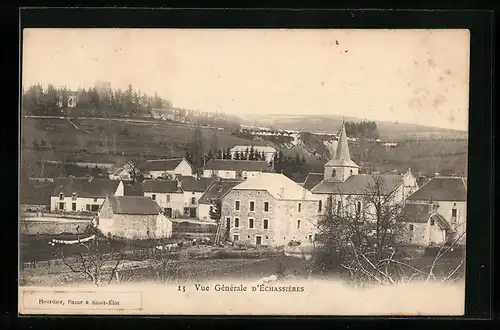 AK Èchassières, Vue Gènèrale