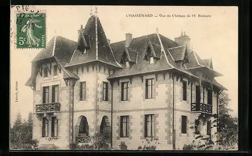 AK Chassenard, Vue du Chateau de M. Buisson