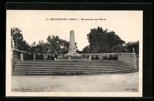 AK Bellenaves, Monument aux Morts