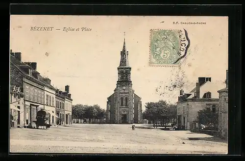 AK Bèzenet, Eglise et Place