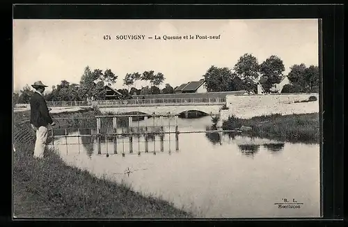 AK Souvigny, La Queune et le Pont-neuf
