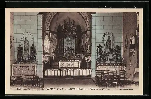 AK Pierrefitte-sur-Loire, Intèrieur de l`Eglise