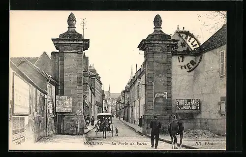 AK Moulins, La Porte de Paris