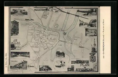 AK St-Pourcain, Plan de la Ville